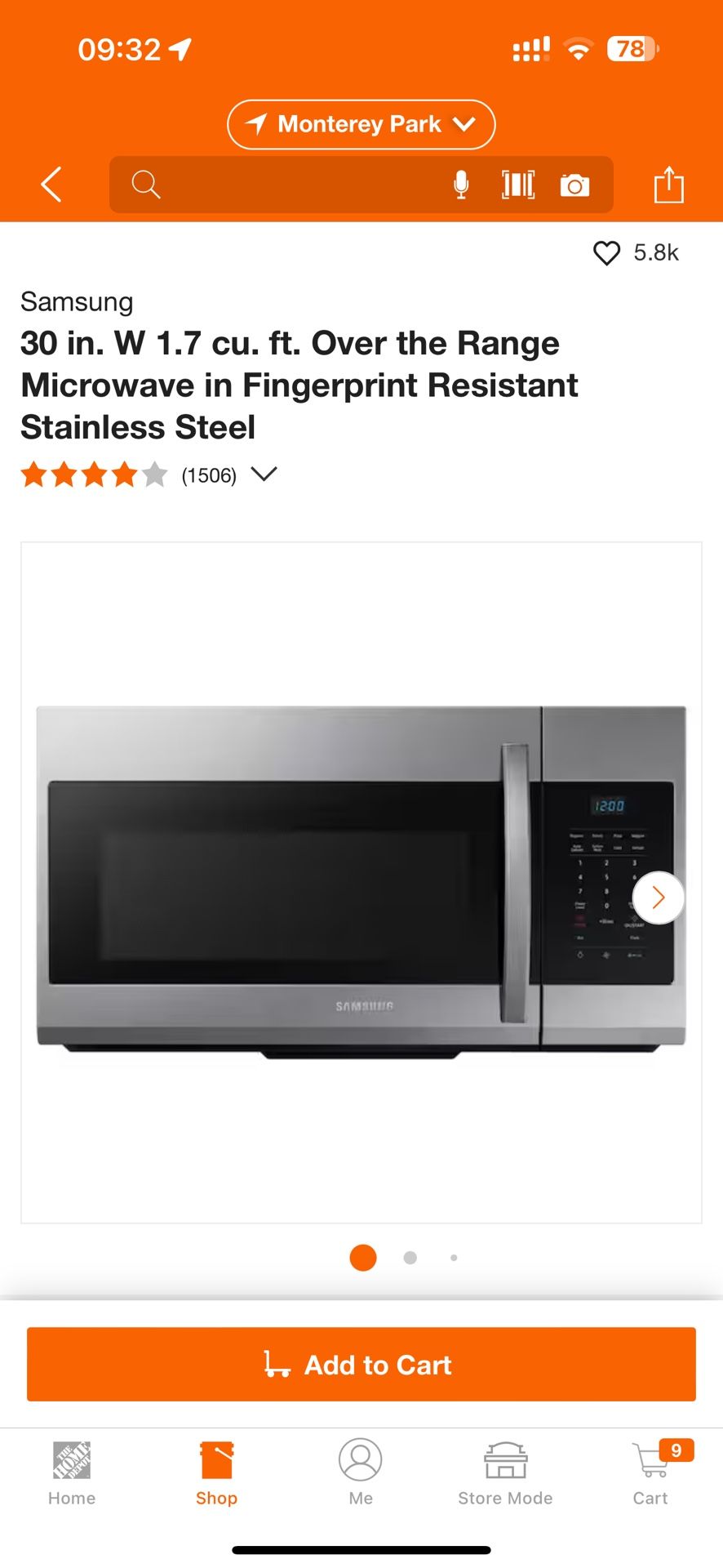 samsung microwave oven