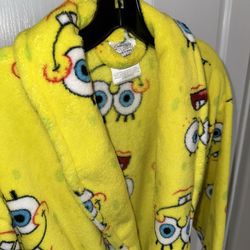 SpongeBob SquarePants Plush Robe  SUPER PLUSH  NoTags, New.  