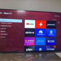 TCL • ROKU TV  (55 INCH)