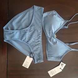 Ribbed Bikini Bottom - Size 0-2
