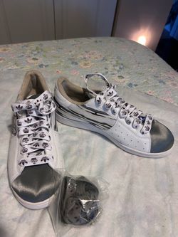 Adidas Low-Top Sneakers White Silver Graphic