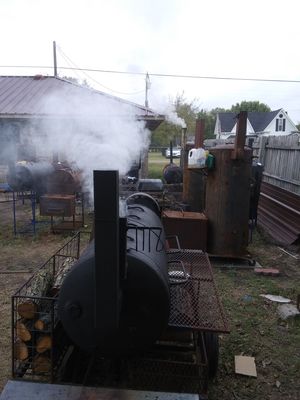 Photo Small Trailer Smoker