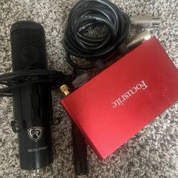 Professional Audio Interface & Mic