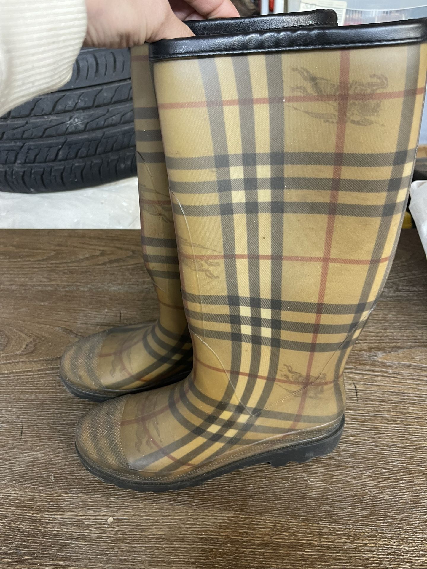Burberry Rubber Rain Boots