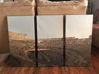 Colosseum 3pc Photo Canvas