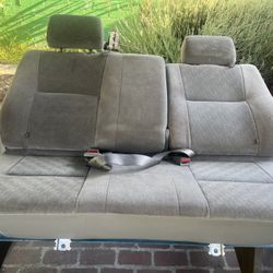 2001-2004 Toyota Tacoma Double Cab Genuine OEM Gray Rear Seats
