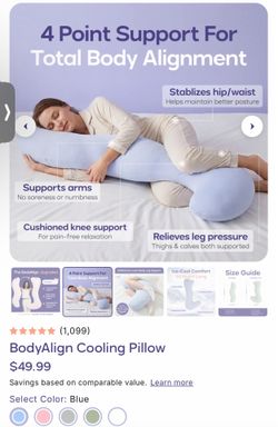 BodyAlign Cooling Pillow