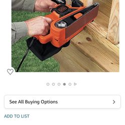 BLACK+DECKER Belt Sander