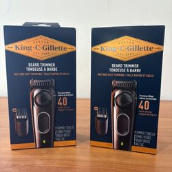 King C Gillette Cordless Beard Trimmer, Razor