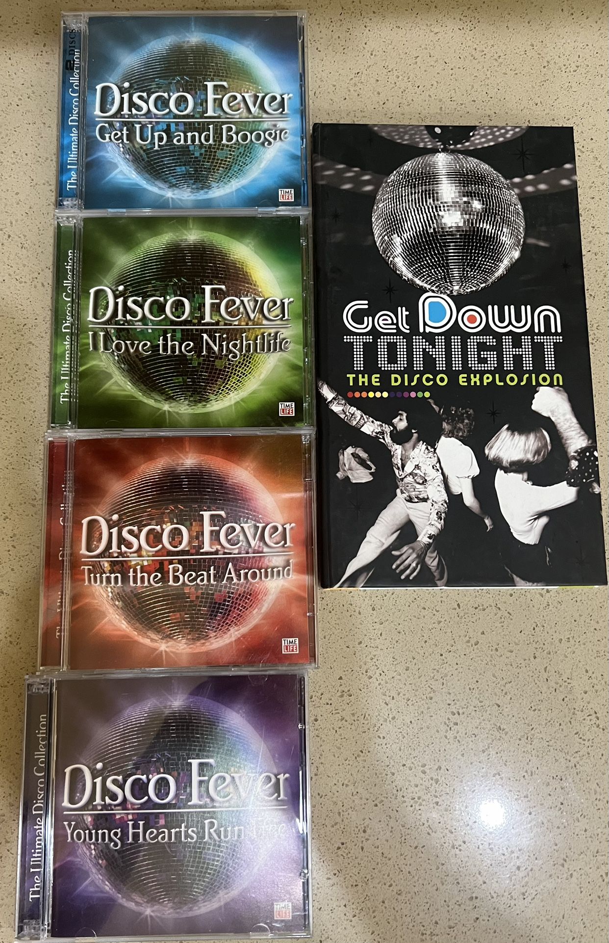 8 Time Life Disco Fever Cds With Get Down Tonight Box Set A 3-Cd Set