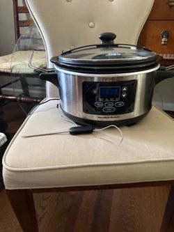 Hamilton Beach Stay or Go Digital Slow Cooker with Temperature Probe