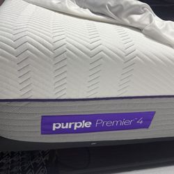 Cal King Purple Bed Premier 4 With Adjustable Smart Base