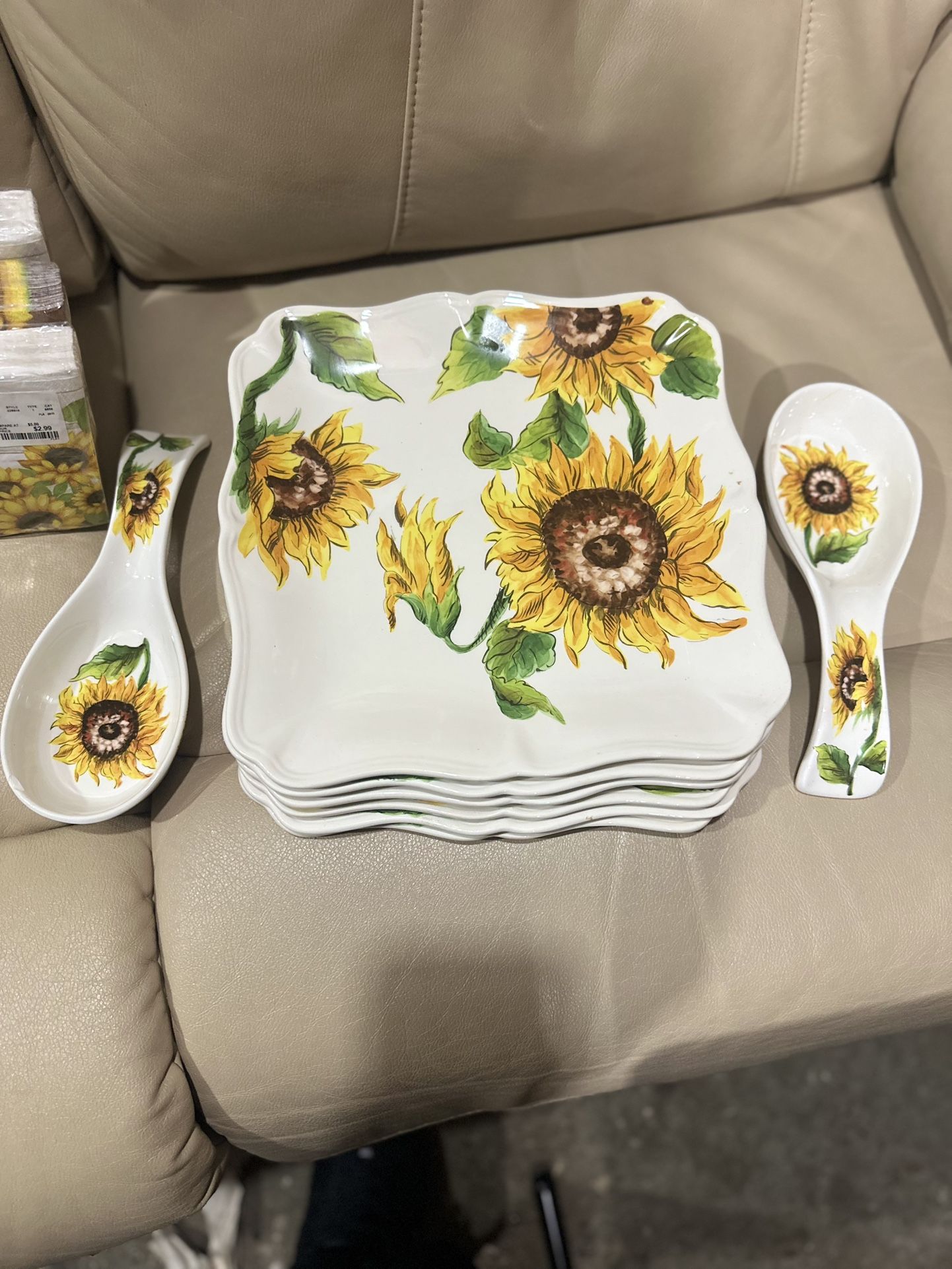 Sunflower 🌻 Plates Napkins