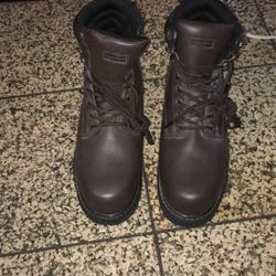 Steel toe Work Boots Vibram Size 11.5   