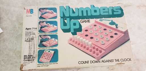 Numbers Up Board Game 1981