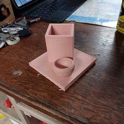 Miniature Precast Cup And Box