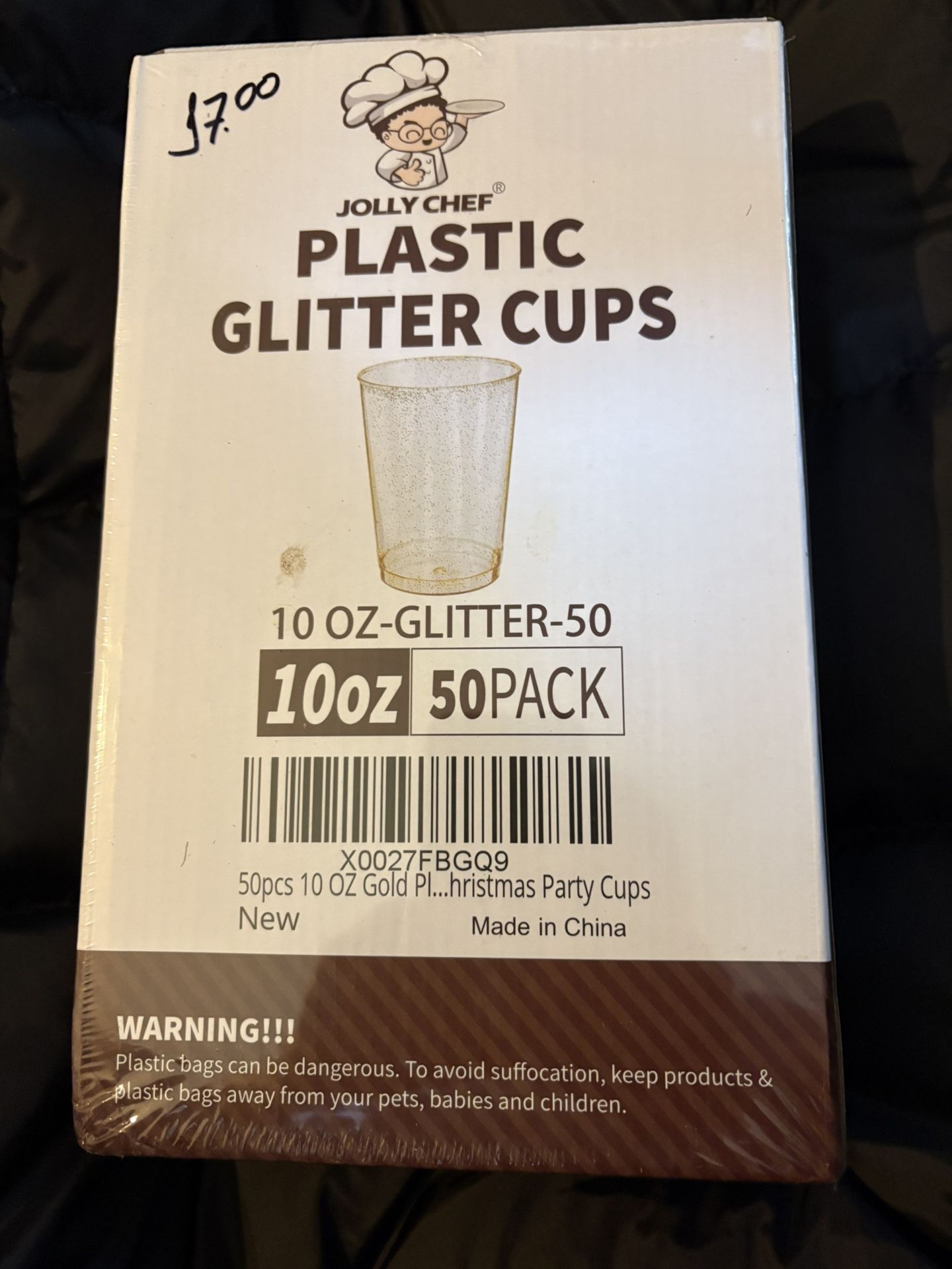 Golden Plastic Cups.plastic Glitter Cups. 
