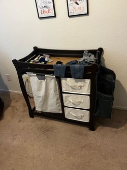 Baby Changing Table with Storage