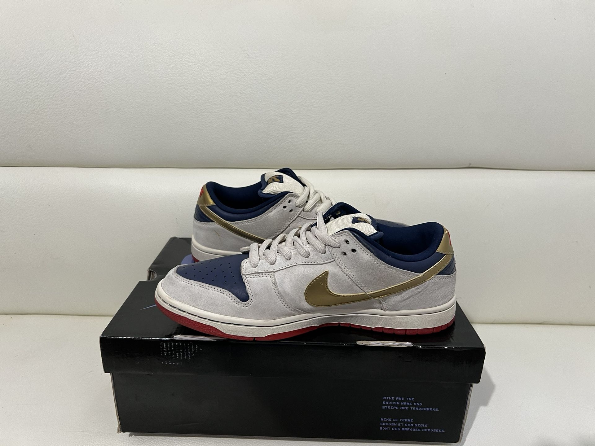 Nike Sb Dunk Low Old Spice 2007 Size 8.5 Nike Dunk Low High Mid