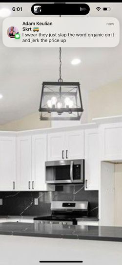 New Black Chandelier Light