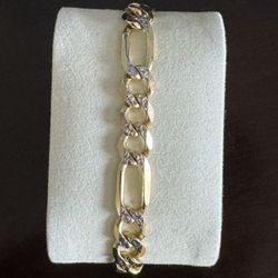 Gold Bracelet Two Tone 14kt