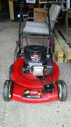 Toro recycler push mow