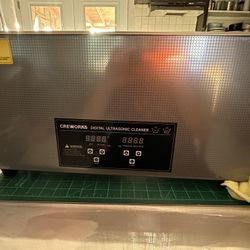 CrewWorks JX-080S 21.6L ultrasonic cleaner.  **USED**