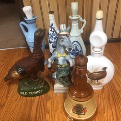 VINTAGE LIQUOR BOTTLES 