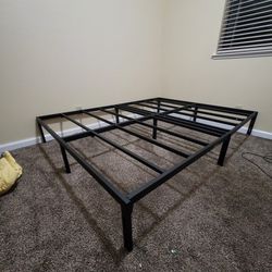 Queen Metal Bed Frame No Box Spring Needed
