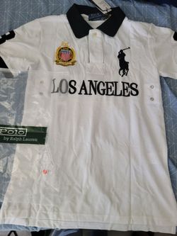 Ralph Laurnen polo  WHITE LOS ANGELES