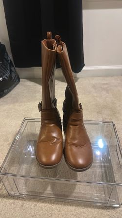 Girls Brown Tall Boots size 4 Childrens Place
