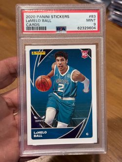 LaMelo Ball 2020 Panini Stickers Cards - Cards PSA 9 ROOKIE