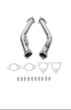 Test Pipe Exhaust Downpipe for 2009-2018 Nissan 370Z Z34 2008-2013 Infiniti G37 3.7L V6