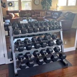 Hex Dumbbells Brand New 