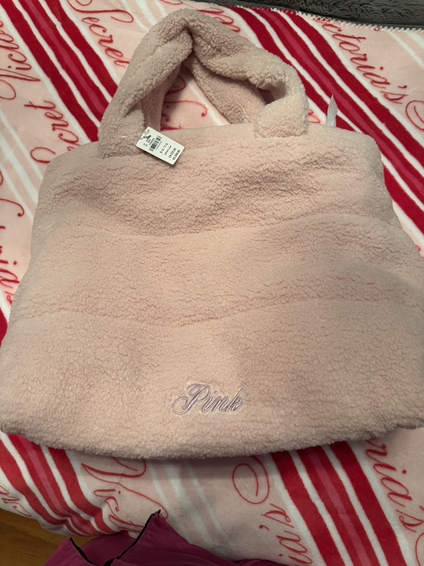 Victoria’s Secret Pink Sherpa Tote