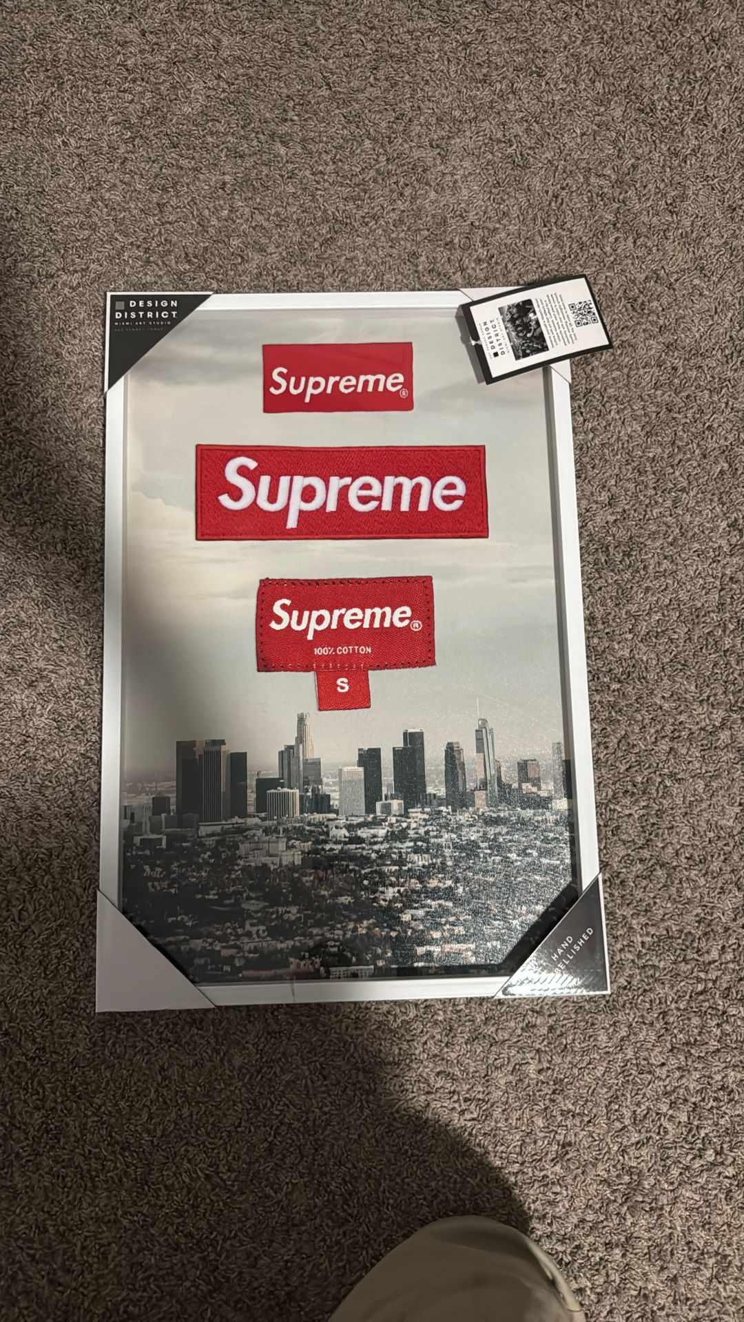 Supreme x Oliver Gal Los Angeles Skyline Framed Wall Art