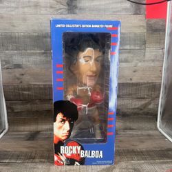 Rocky Balboa Limited Edition Animated Figure 18" Musical Phrases  Ring sagging on one side  All phrases work Both arms don’t move  Mouth does not move
