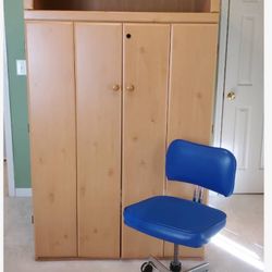 Lighted Cabinet Desk