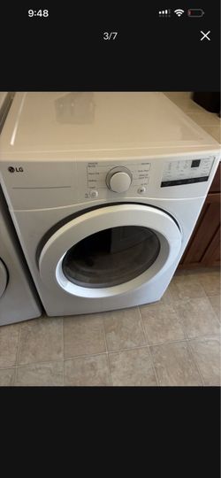 LG Front Load Dryer White washar