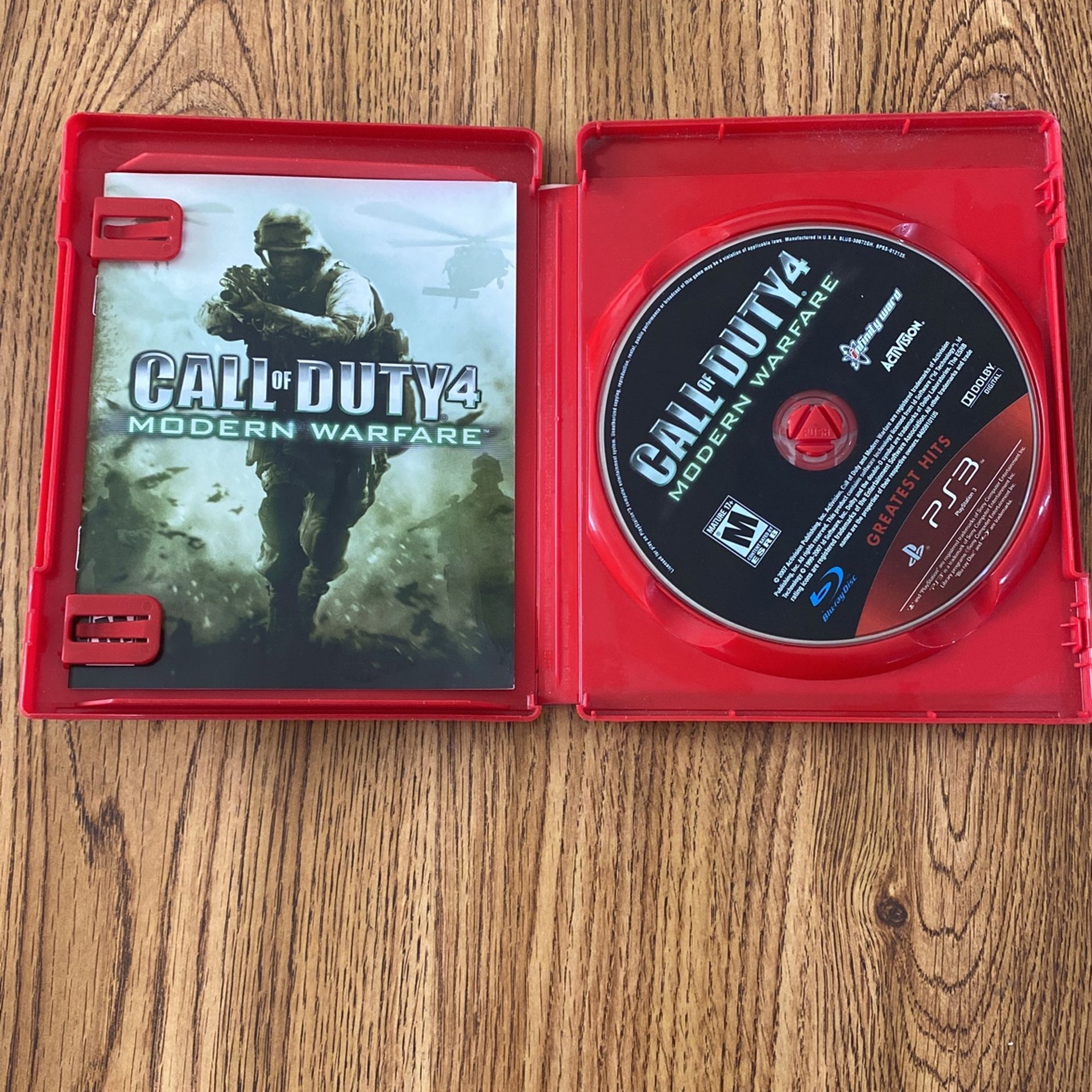 Call Of Duty 4 Modern Warfare PS3 Great Condition