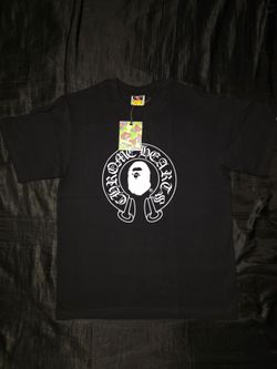 BAPE x Chrome Hearts ApeHead T-Shirt, Black, Size S, M, L & XL