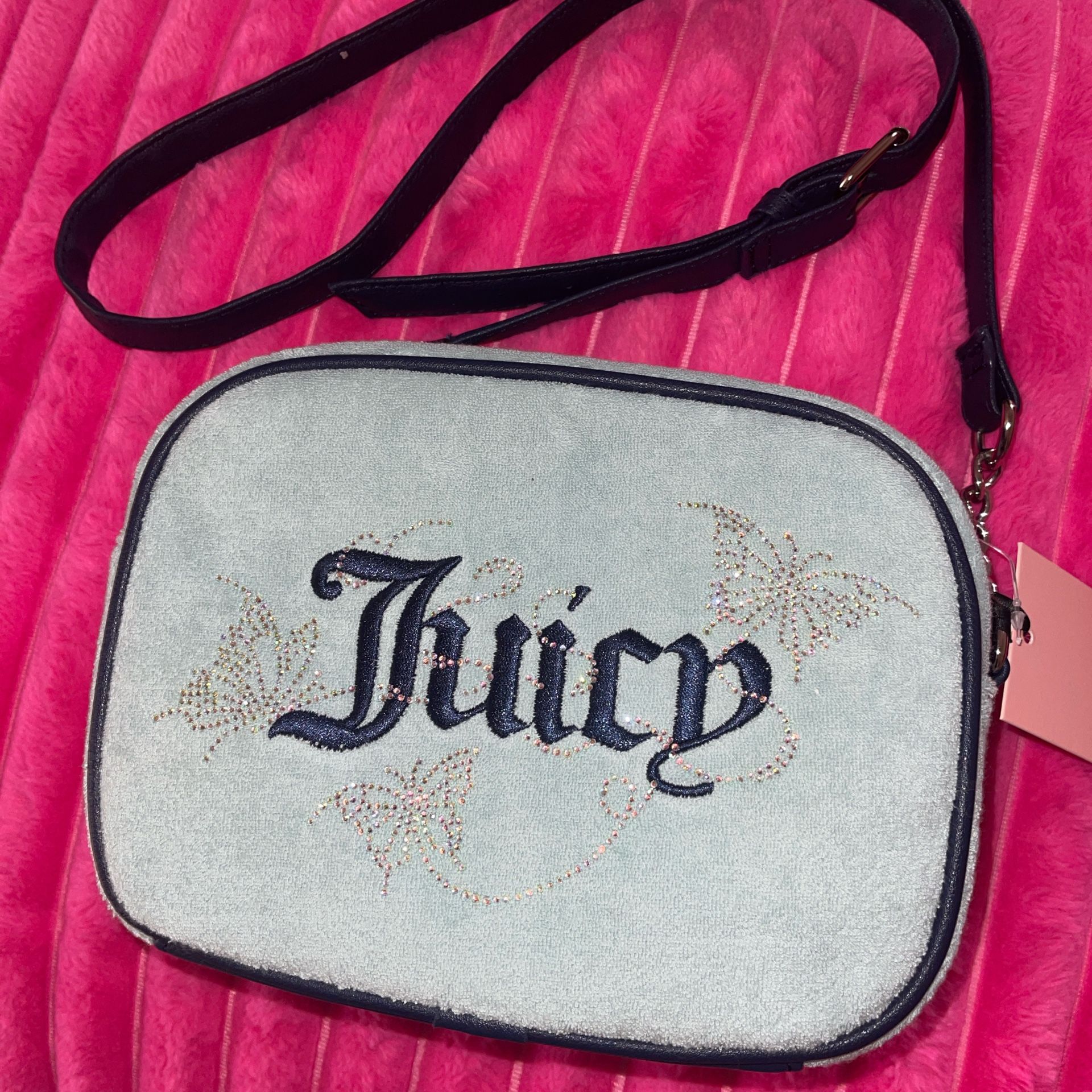 Juicy Couture Blue Butterfly Purse
