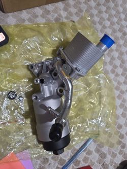 Oil filter housing &cooler assembly compatible 2013-2021 Buick Encore/ 2011-2015 Chevrolet Cruze
