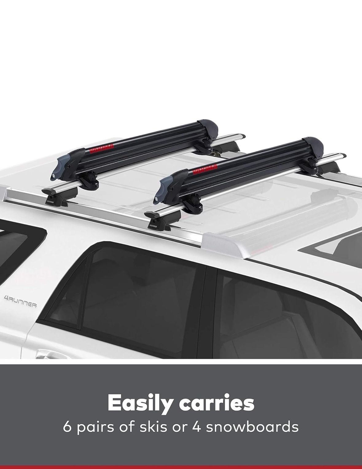 YAKIMA Universal Car Roof Rack for Ski Pairs or Snowboards