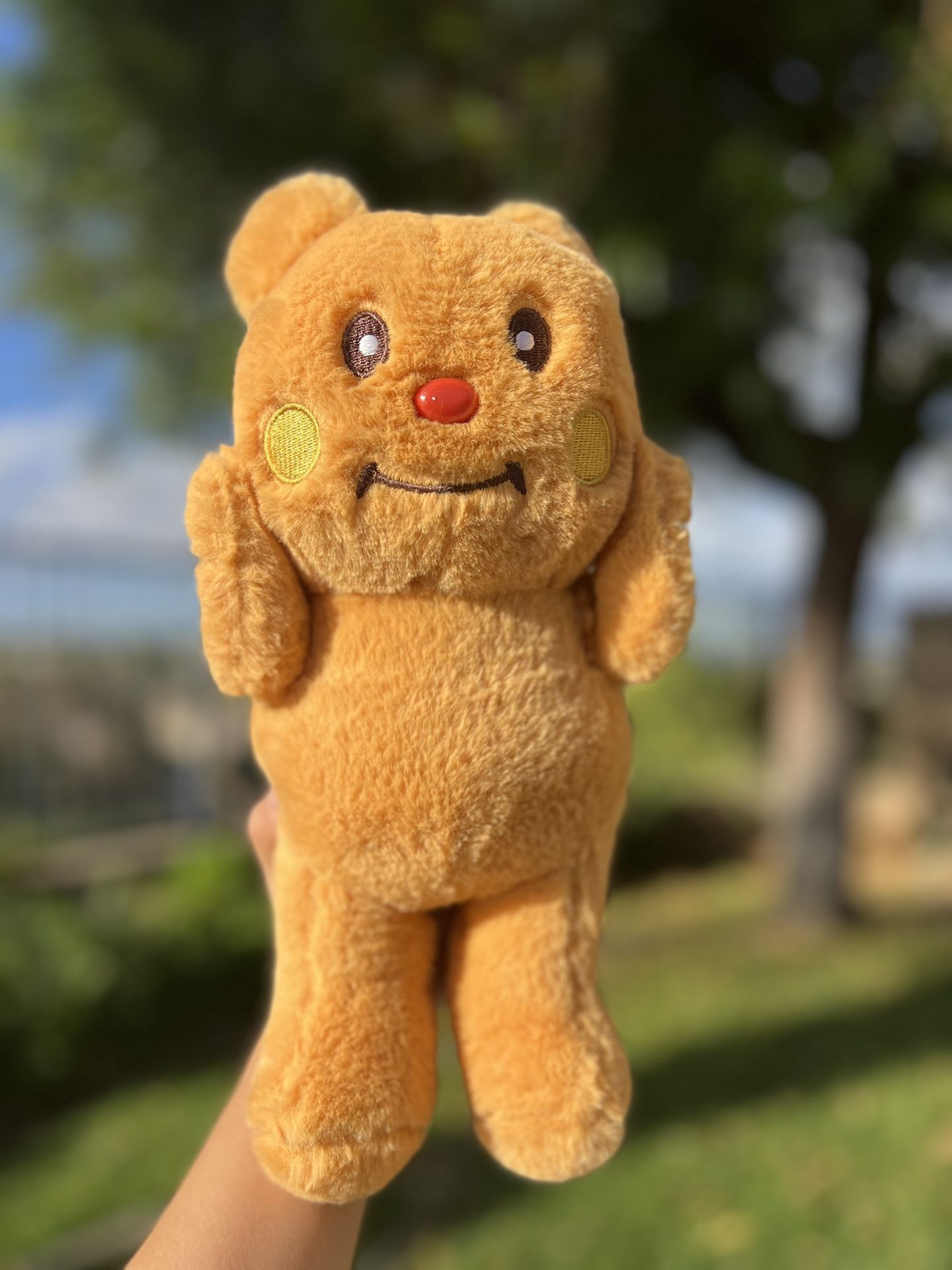 Halloween Gift Plush – Cute Yellow Bear Doll