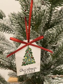 Hand Painted Christmas Ornament 