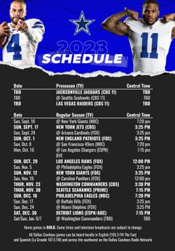 Dallas Cowboys Season Tickets