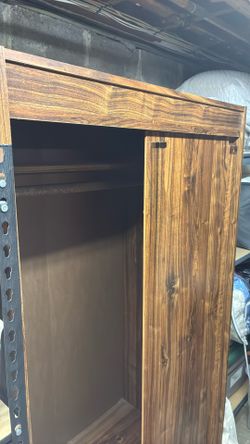 Wood Closet Hanging Rack