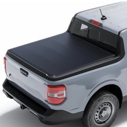Xprite 4.6ft Soft Tri-Fold Truck Bed Tonneau Cover Compatible with 2022 2023 2024 2025 Ford Maverick, Weatherproof/Theftproof/Without Drilling & Easy 