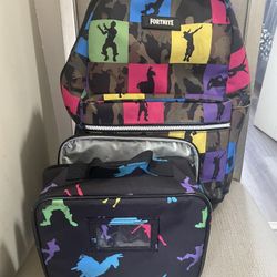 Fortnite Bookbag & Lunch Bag